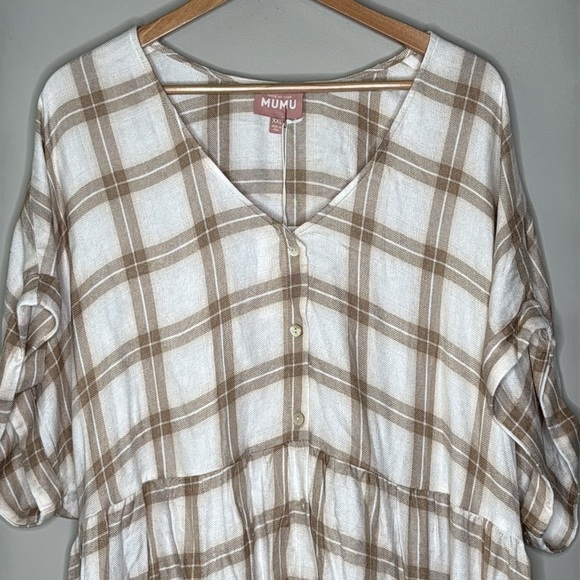 Show Me Your Mumu Odessa Dress in Everyday Plaid Size XXL NWT - Picture 3 of 10